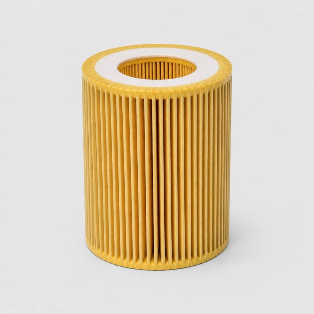Cartouche filtrante pour filtre à huile, élément papier plissé