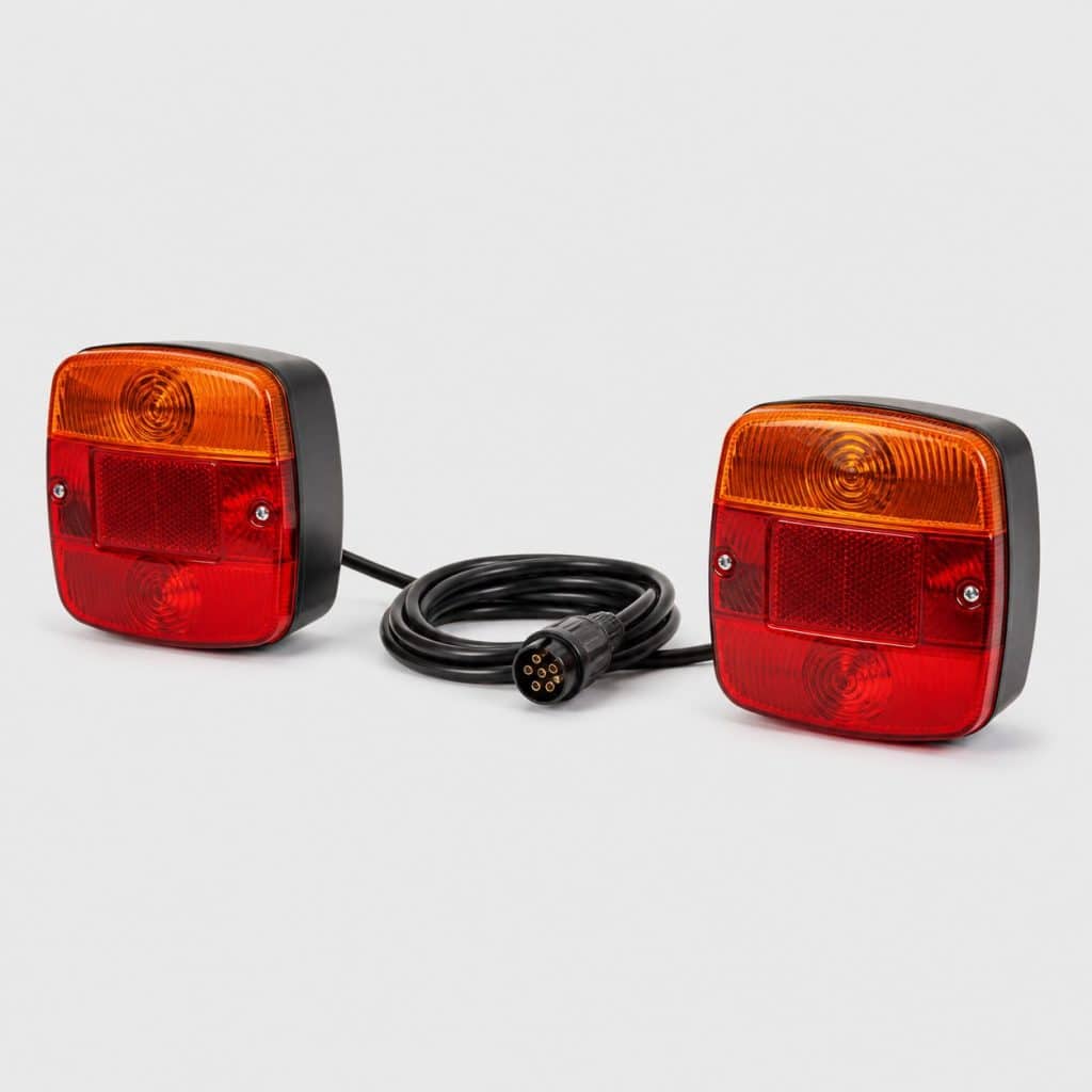 Kit de clignotants pour remorque et attelage, vue produit