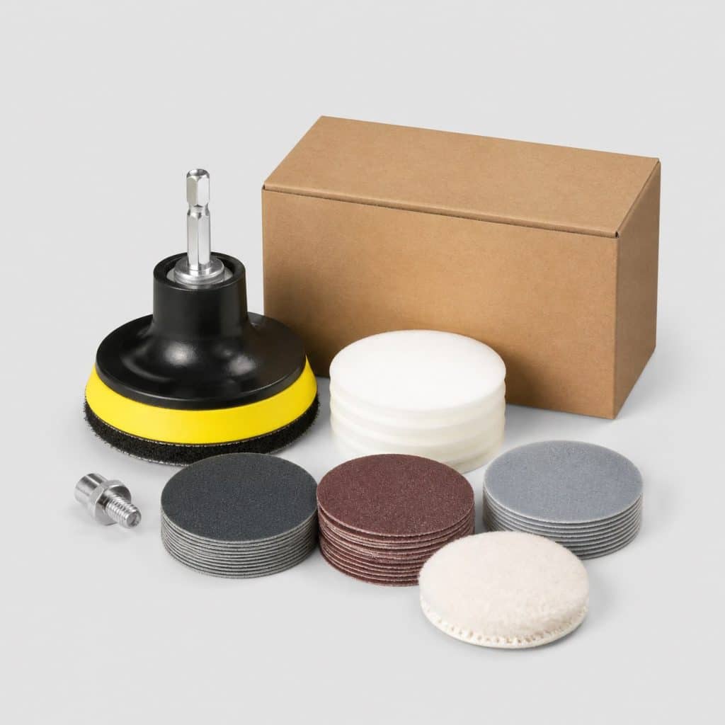 Kit de polissage de phares à machine