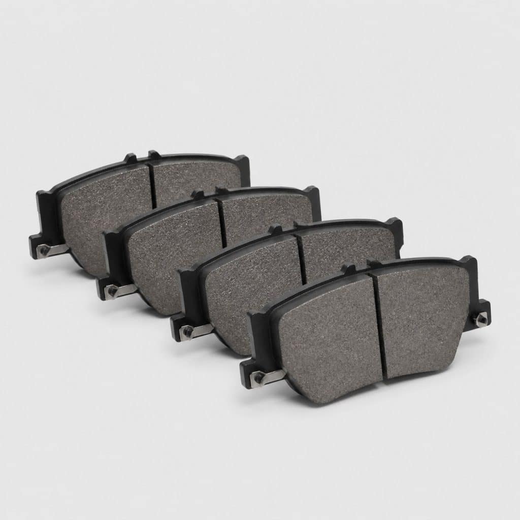 Jeu de 4 plaquettes de frein arrière compacte