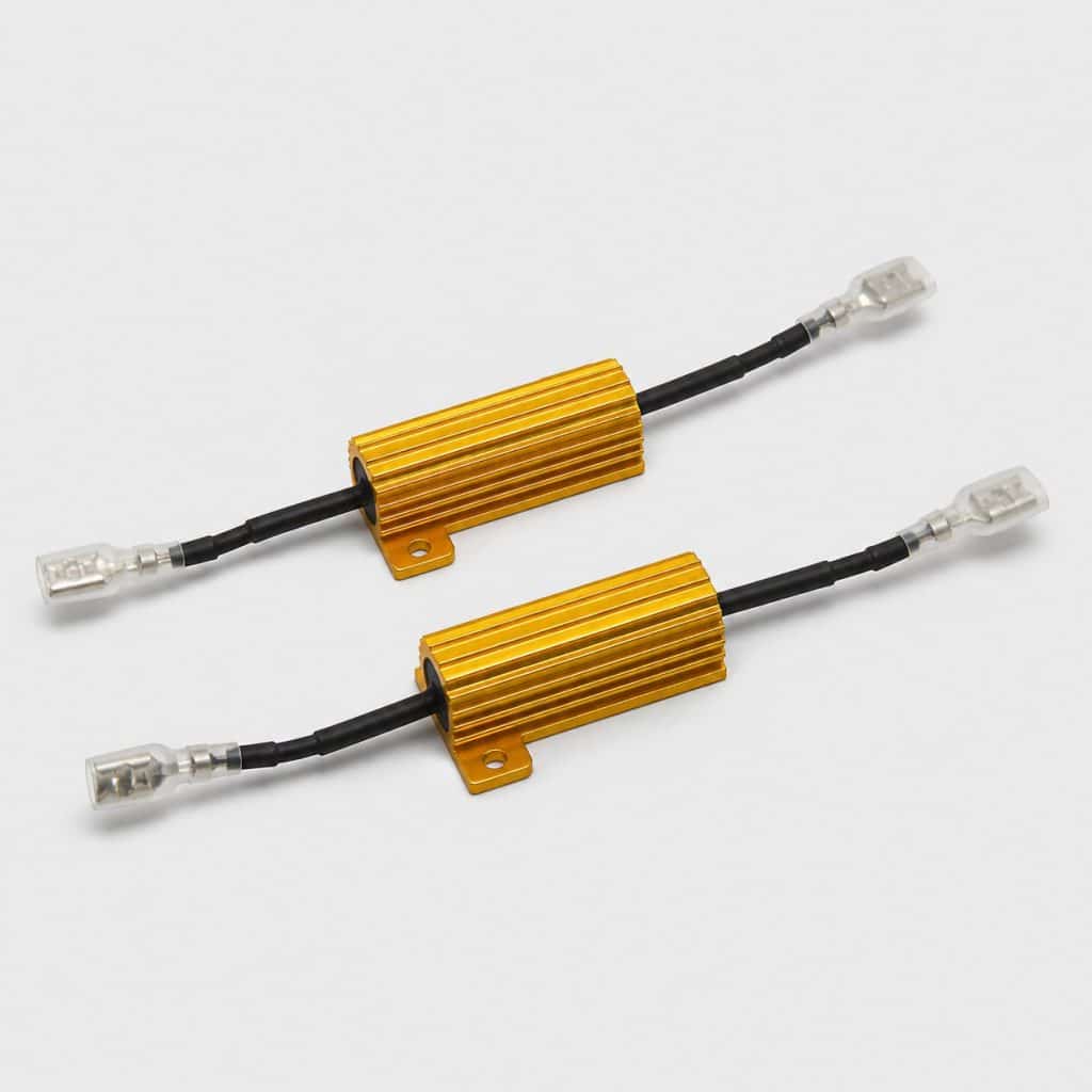 Résistance de clignotant LED, lot de deux